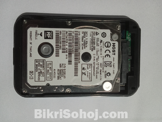 HGST 500GB SATA HDD with Case